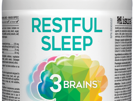 3Brains Restful Sleep 90 Veg Caps Cheap